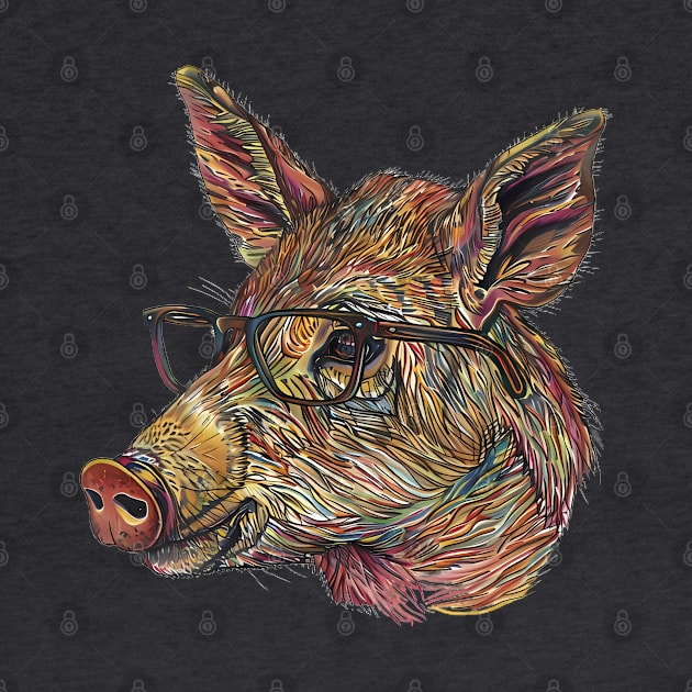 Specs & Spikes: The Brainy Boar by Carnets de Turig